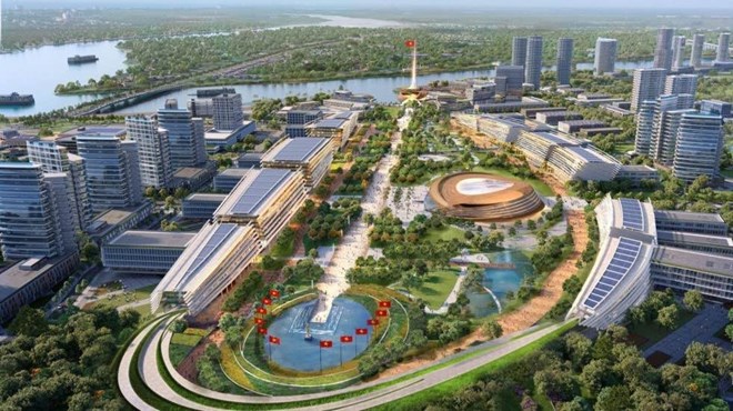 Toàn cảnh vị trí khu đất rộng 40ha xây dựng Trung tâm chính trị – hành chính tỉnh Đồng Nai
